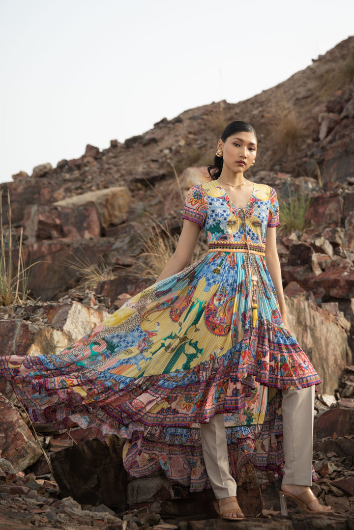 Aurora Hi-Low Maxikleid