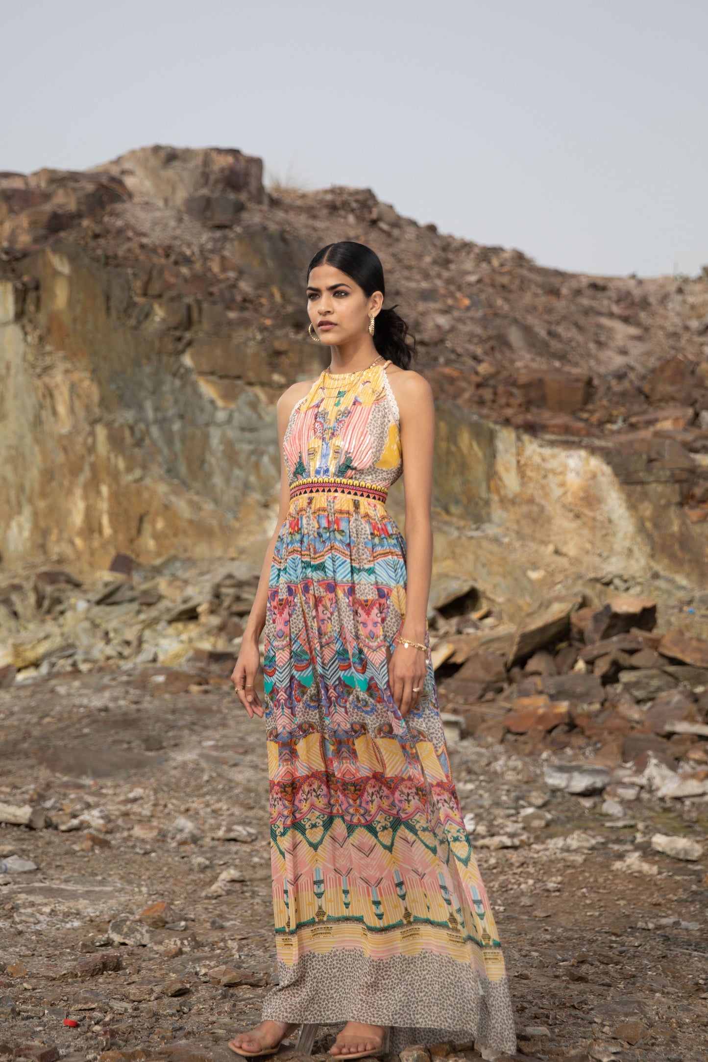 AURORA SLIT MAXI DRESS