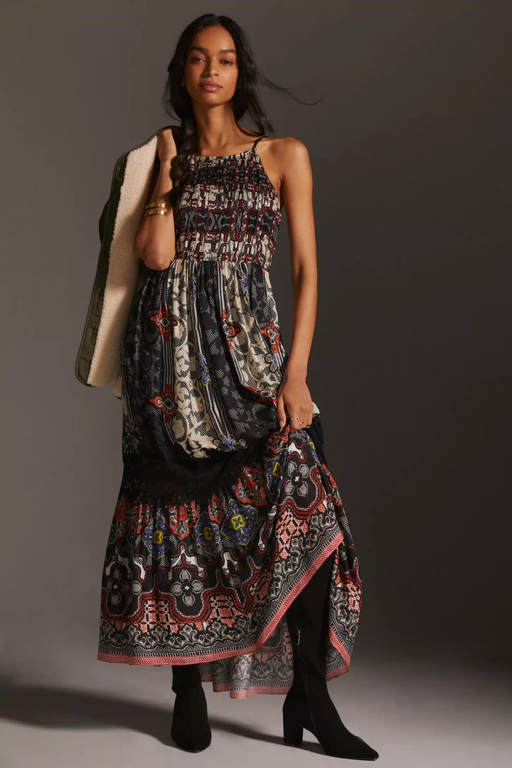 ARABESQUE NOIR MAXI DRESS