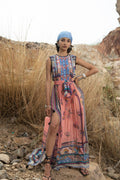 AERIS PIN TUCKED MAXI DRESS