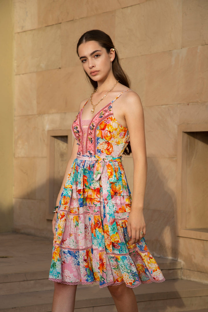 Blossom – Stufen-Midikleid