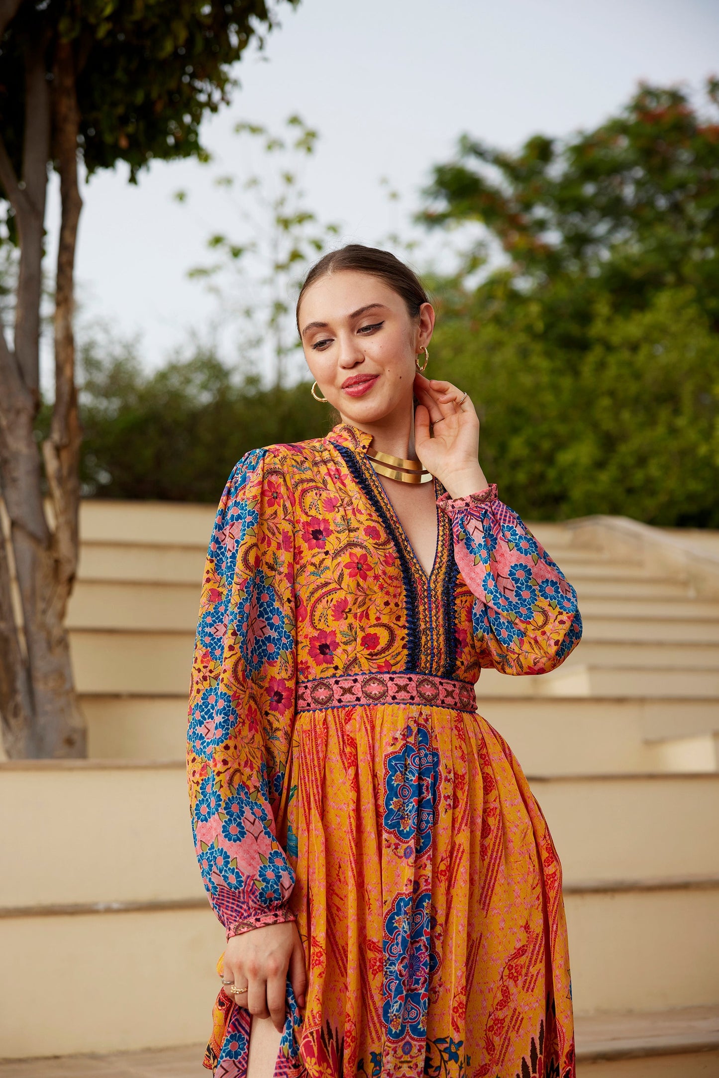 ENCHANTED ECHO MAXI DRESS