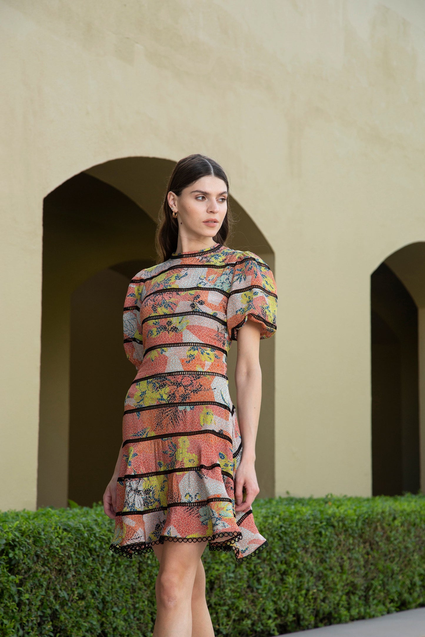 Sundown – Stufen-Minikleid