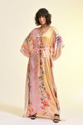 TINTED FLORAL KAFTAN