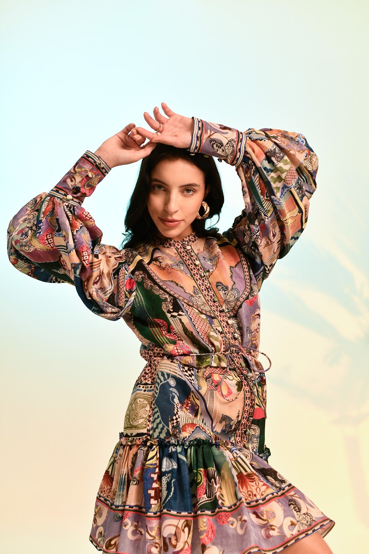 Abstract Muse Sculpt Mini Dress