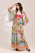 Riviera Bloom Maxi dress