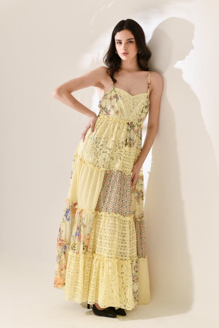 Primrose Patchwork Lace Maxi