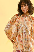 TINTED FLORAL OLEA TOP