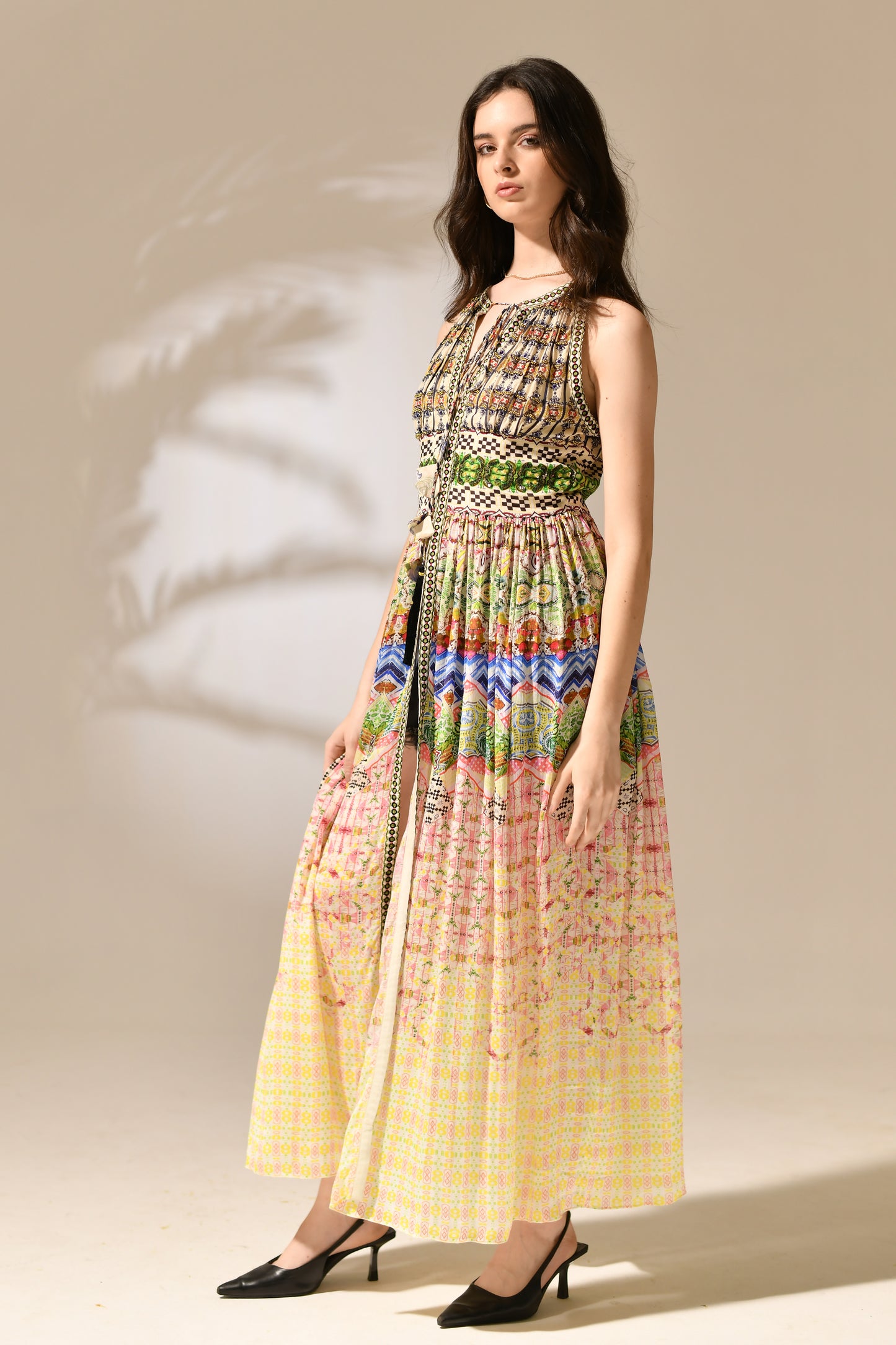 Nomad Jewel Halter Maxi
