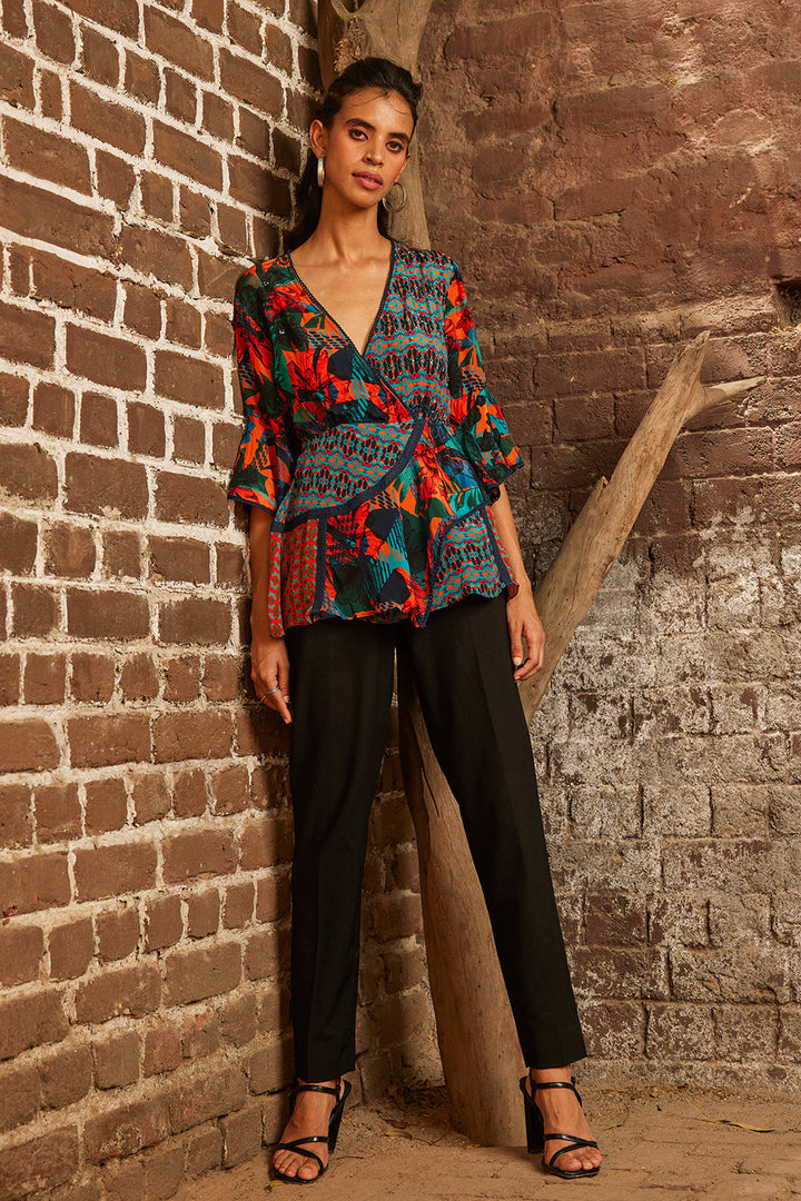 Bestickte Bluse „Celeste“