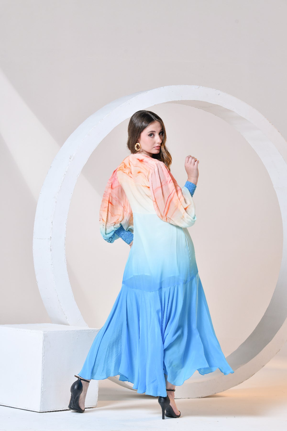 SYLPHIA FLARE MAXI DRESS