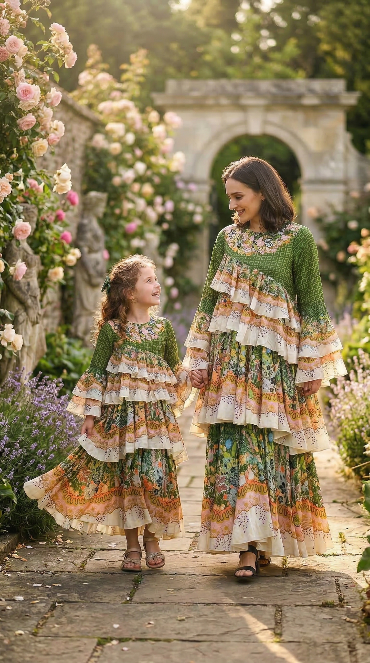MOSS SHADOW MAXI DRESS