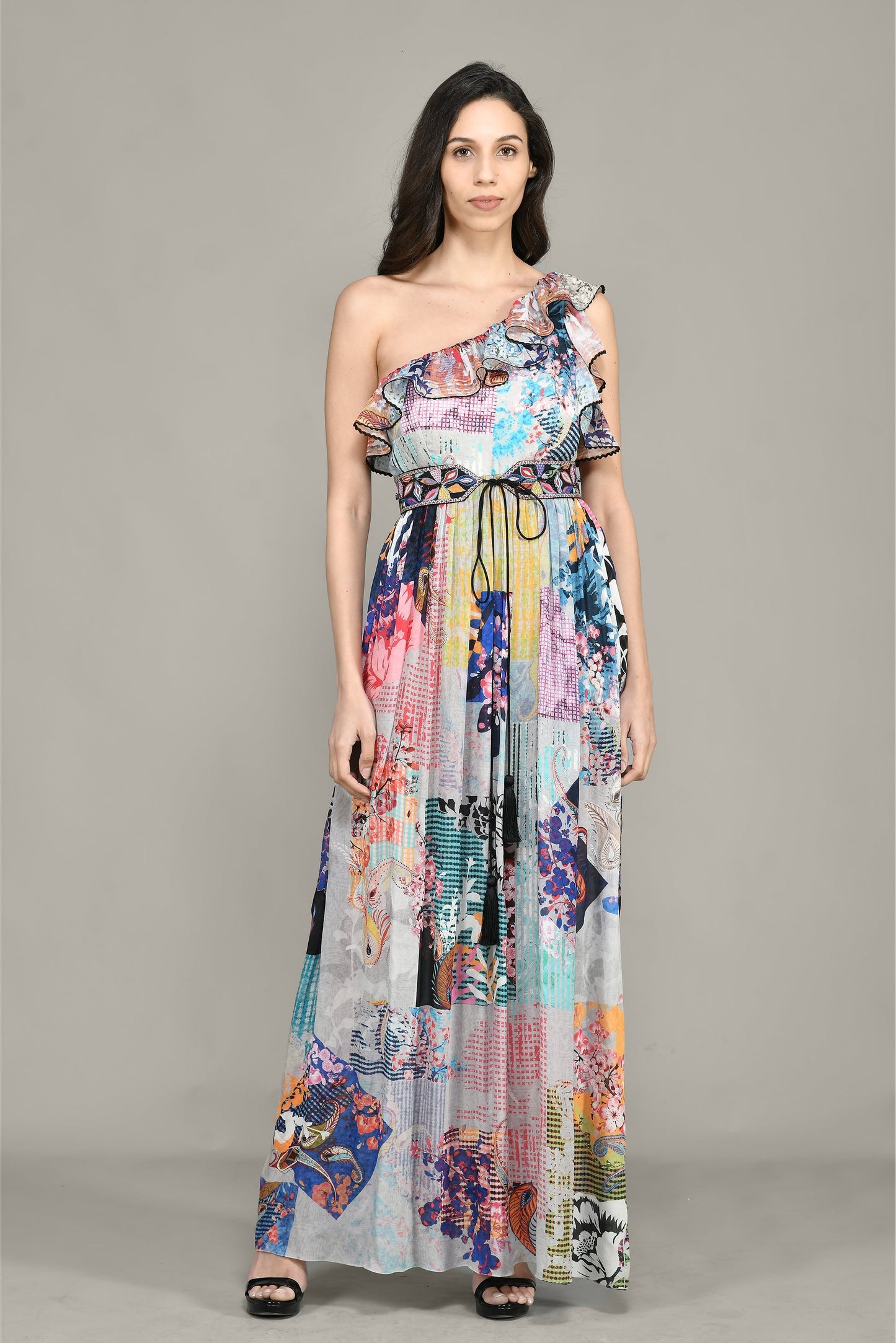 EUPHORIA ONE SHOULDER DRESS