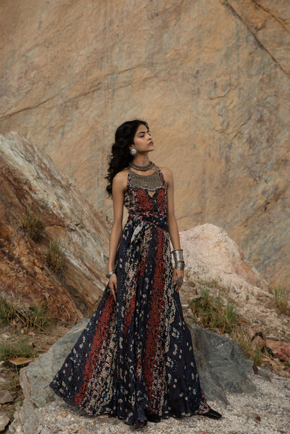 OSIRIS MAXI WRAP DRESS