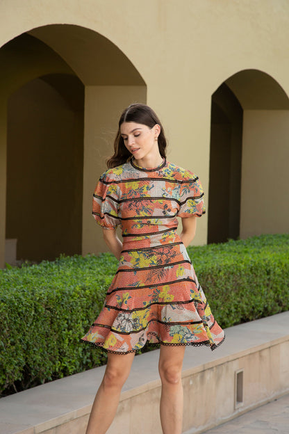 Sundown – Stufen-Minikleid