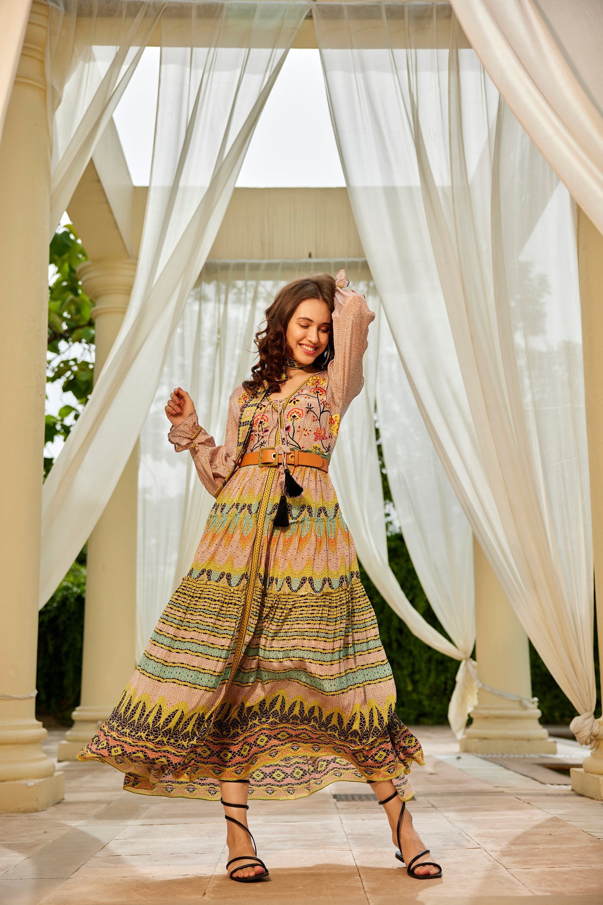 bhanuni by jyoti maxi dress GIORGIA EMBROIDERED MAXI DRESS – Bhanuni by jyoti