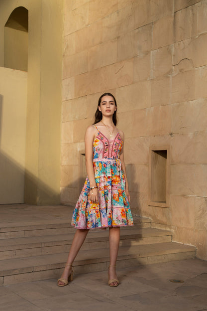 Blossom – Stufen-Midikleid