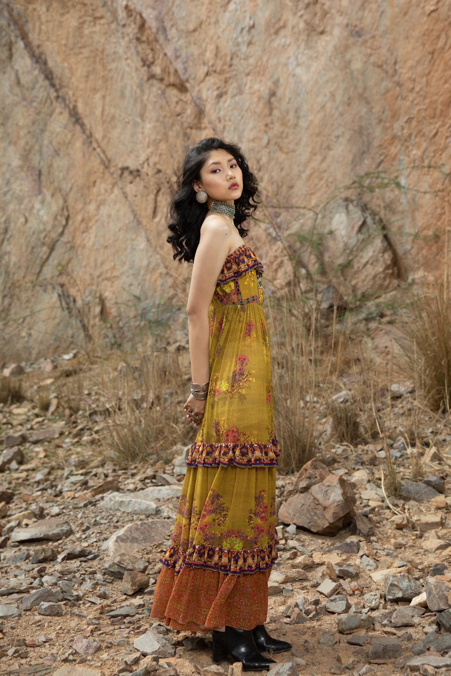 LAUMA STRAPLESS MAXI DRESS