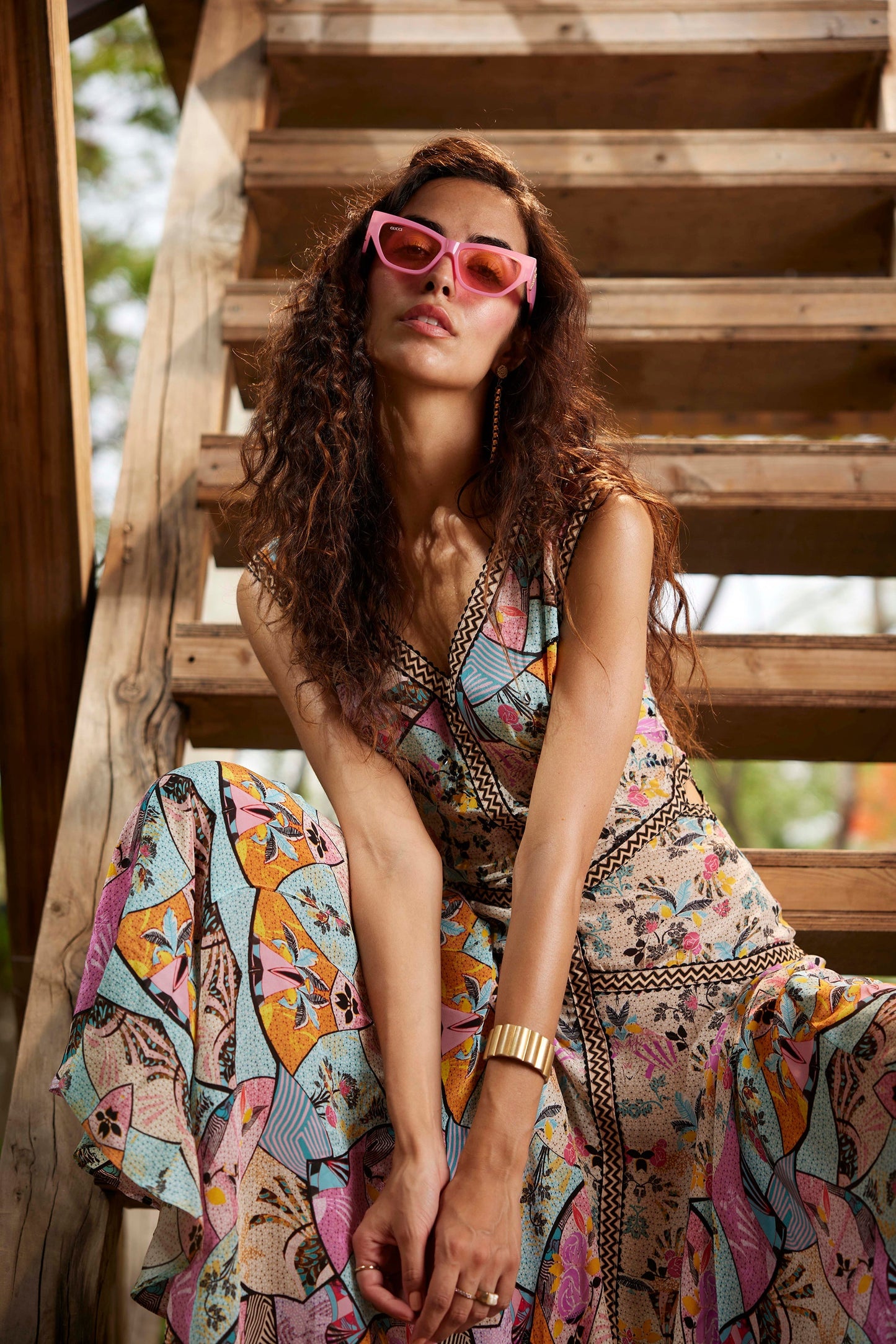 MYSTIC CUT-OUT MAXI DRESS