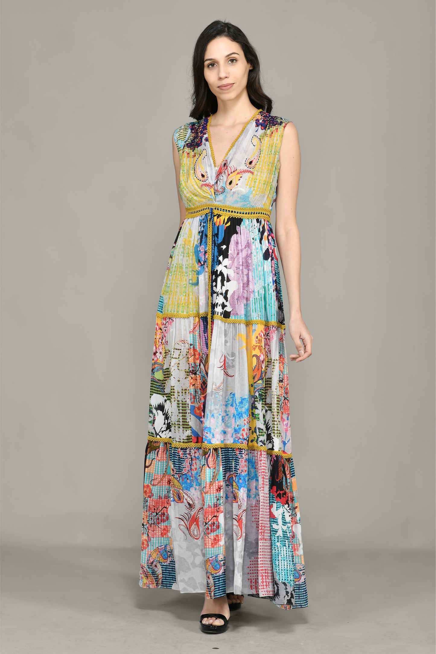 EUPHORIA TIERED MAXI DRESS