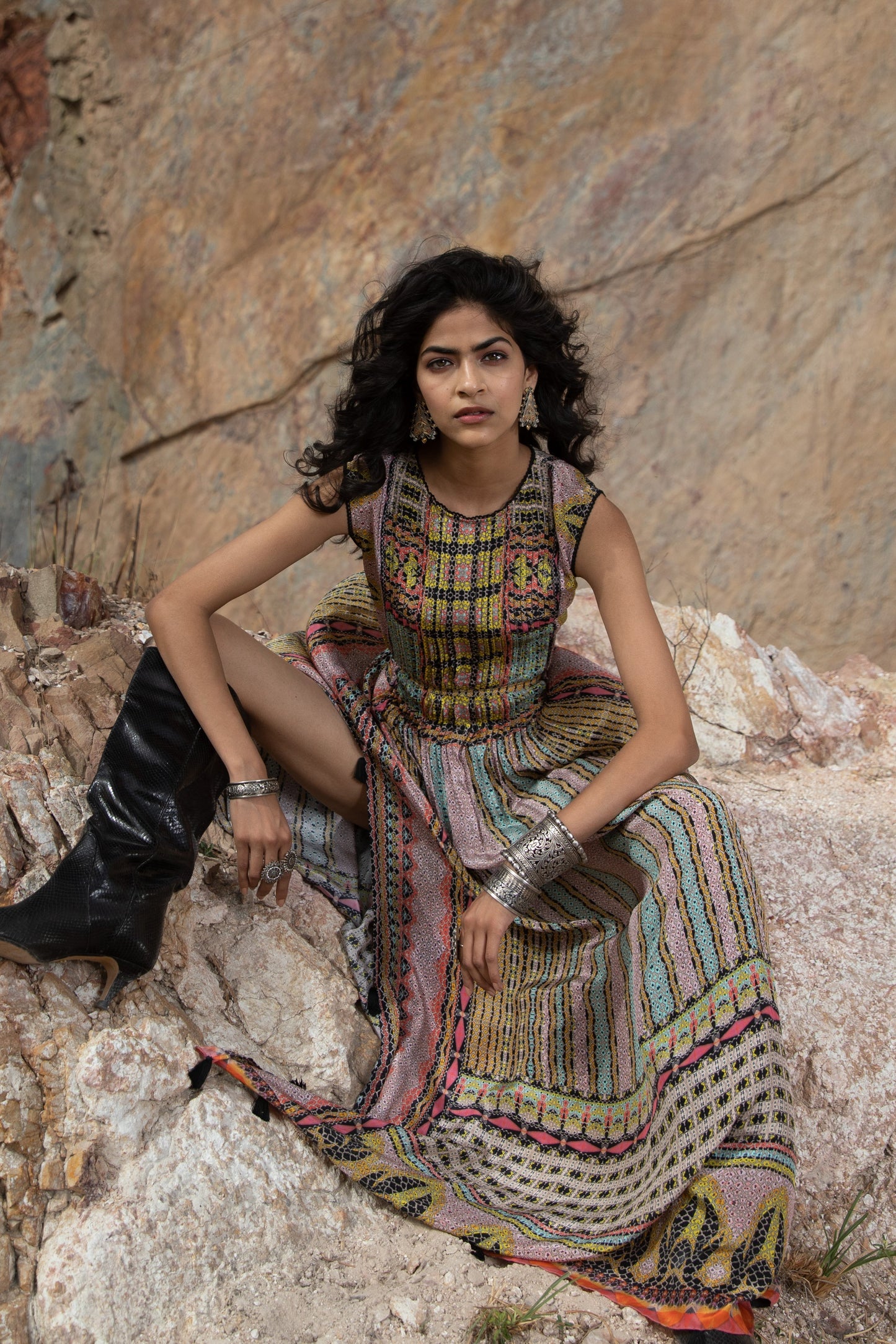 DAMSEL SLIT MAXI DRESS