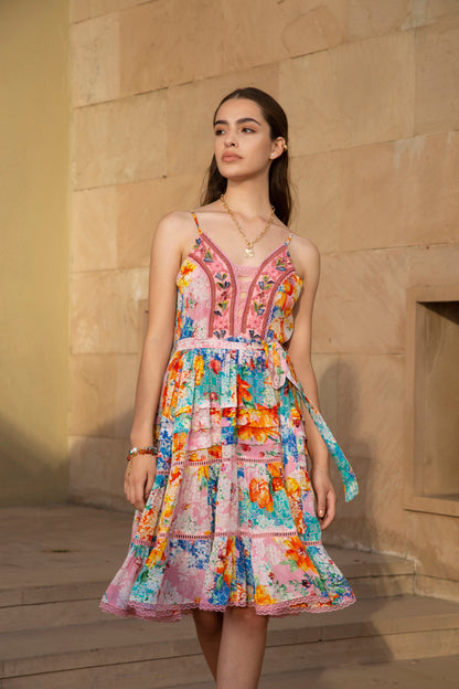 Blossom – Stufen-Midikleid