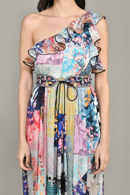 EUPHORIA ONE SHOULDER DRESS