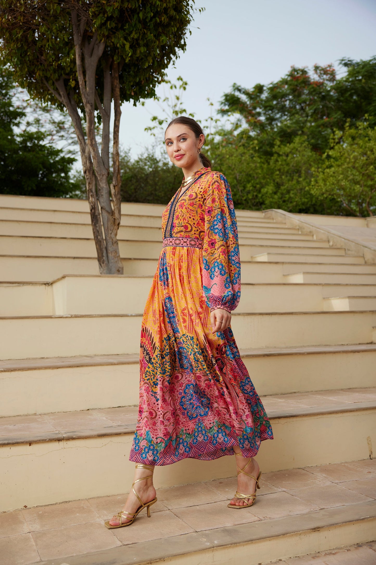 ENCHANTED ECHO MAXI DRESS
