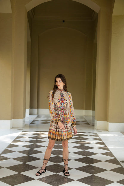 WILLOW TIERED MINI DRESS