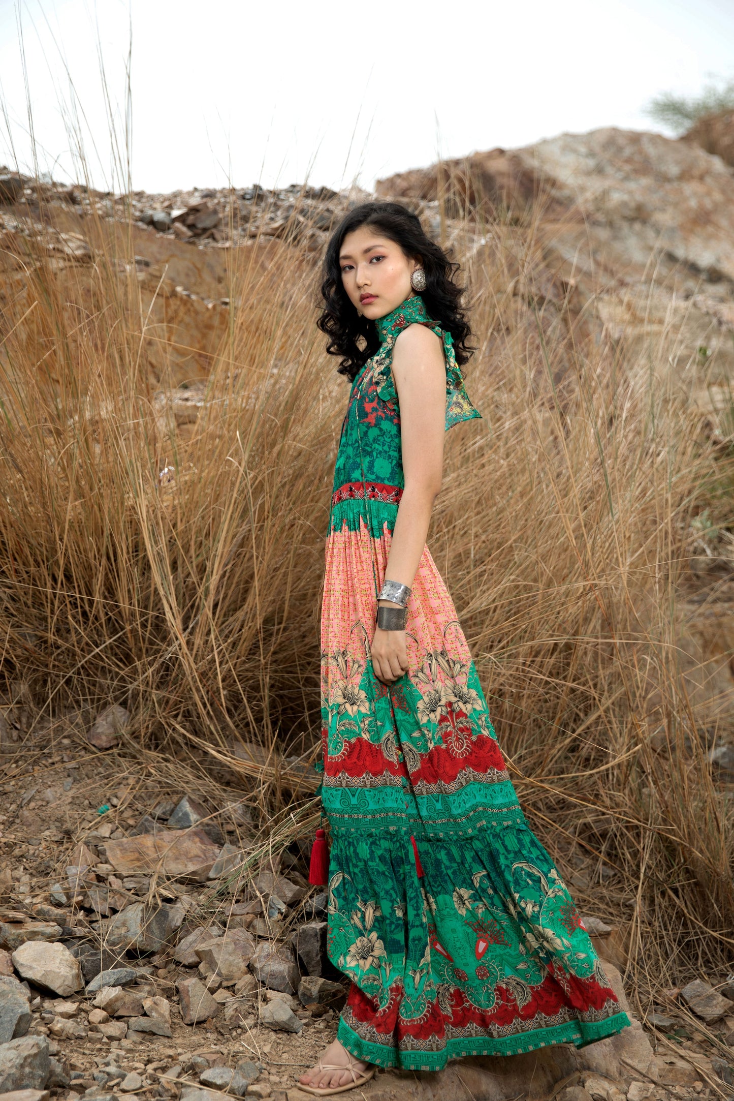 ABYSS TIERED MAXI DRESS