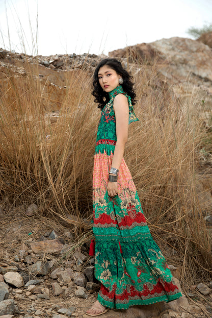 ABYSS TIERED MAXI DRESS