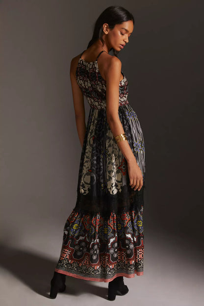 ARABESQUE NOIR MAXI DRESS
