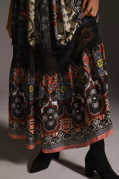 ARABESQUE NOIR MAXI DRESS