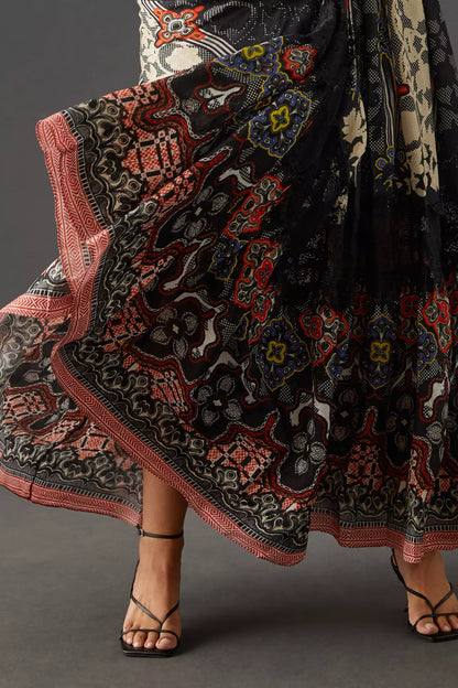 ARABESQUE NOIR MAXI DRESS