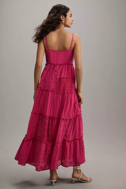 ISADORA PATCHWORK MAXI DRESS