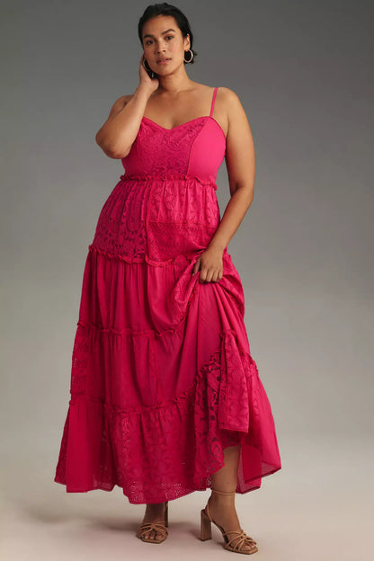 ISADORA PATCHWORK MAXI DRESS