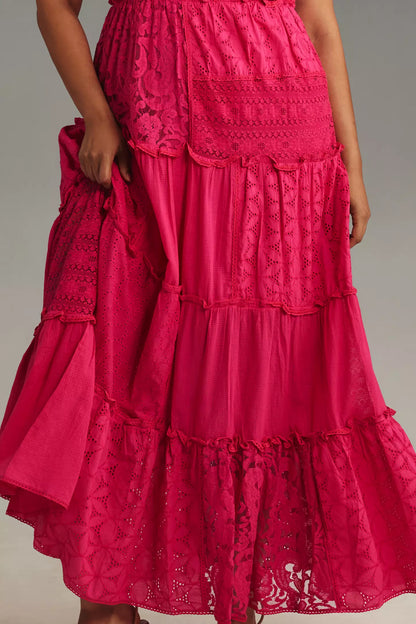 ISADORA PATCHWORK MAXI DRESS