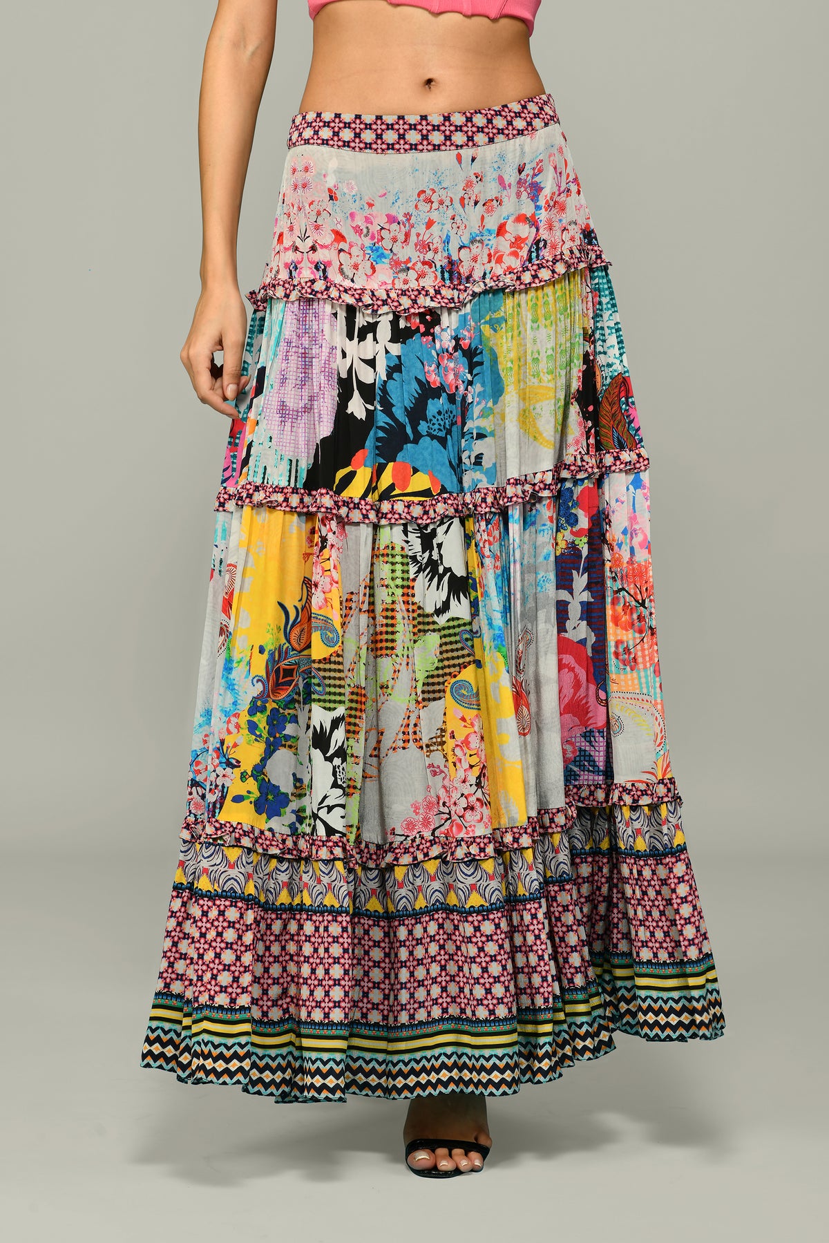 Euphoria Tiered Maxi Skirt