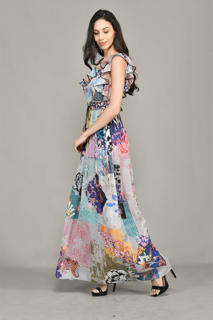 EUPHORIA ONE SHOULDER DRESS