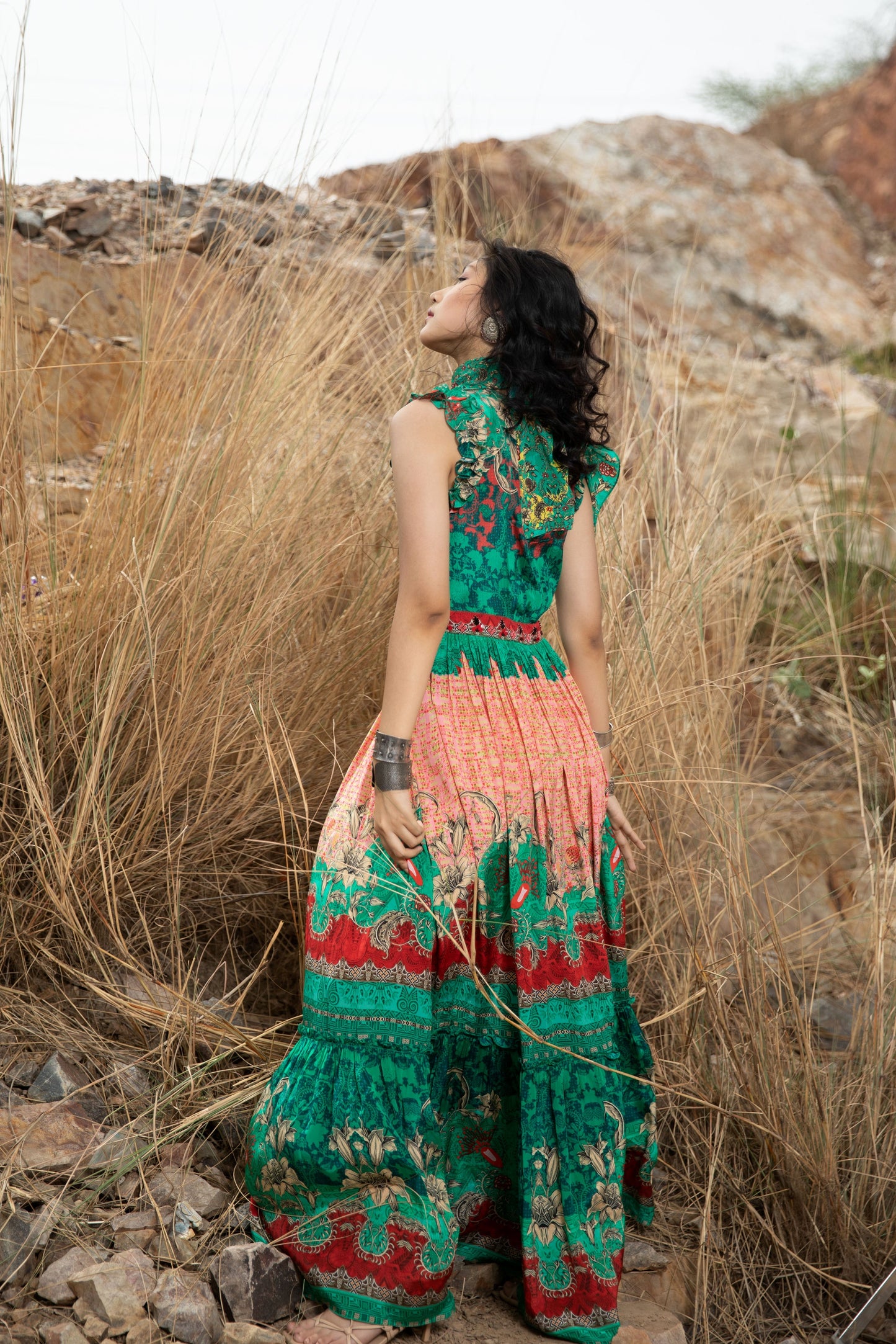 ABYSS TIERED MAXI DRESS