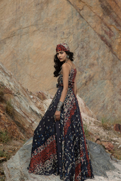 OSIRIS MAXI WRAP DRESS