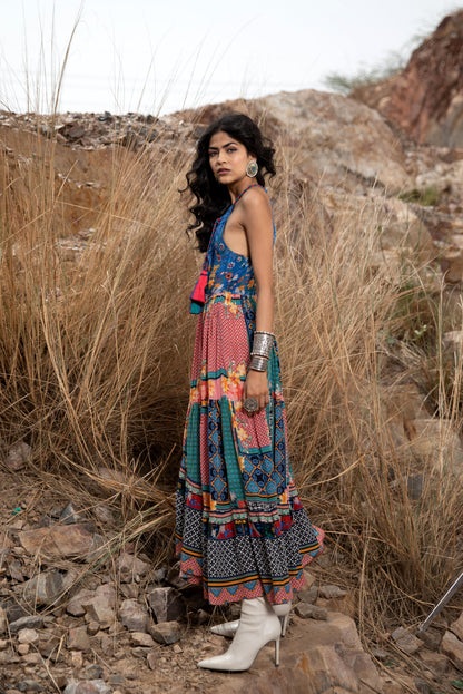 Serene Sapphire Hi-Low-Kleid