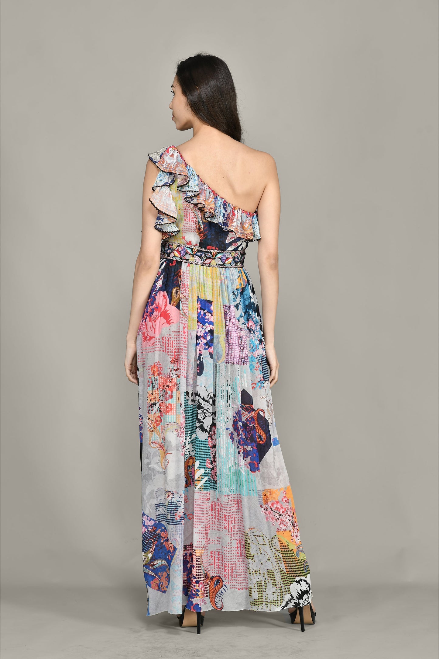EUPHORIA ONE SHOULDER DRESS