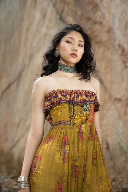 LAUMA STRAPLESS MAXI DRESS