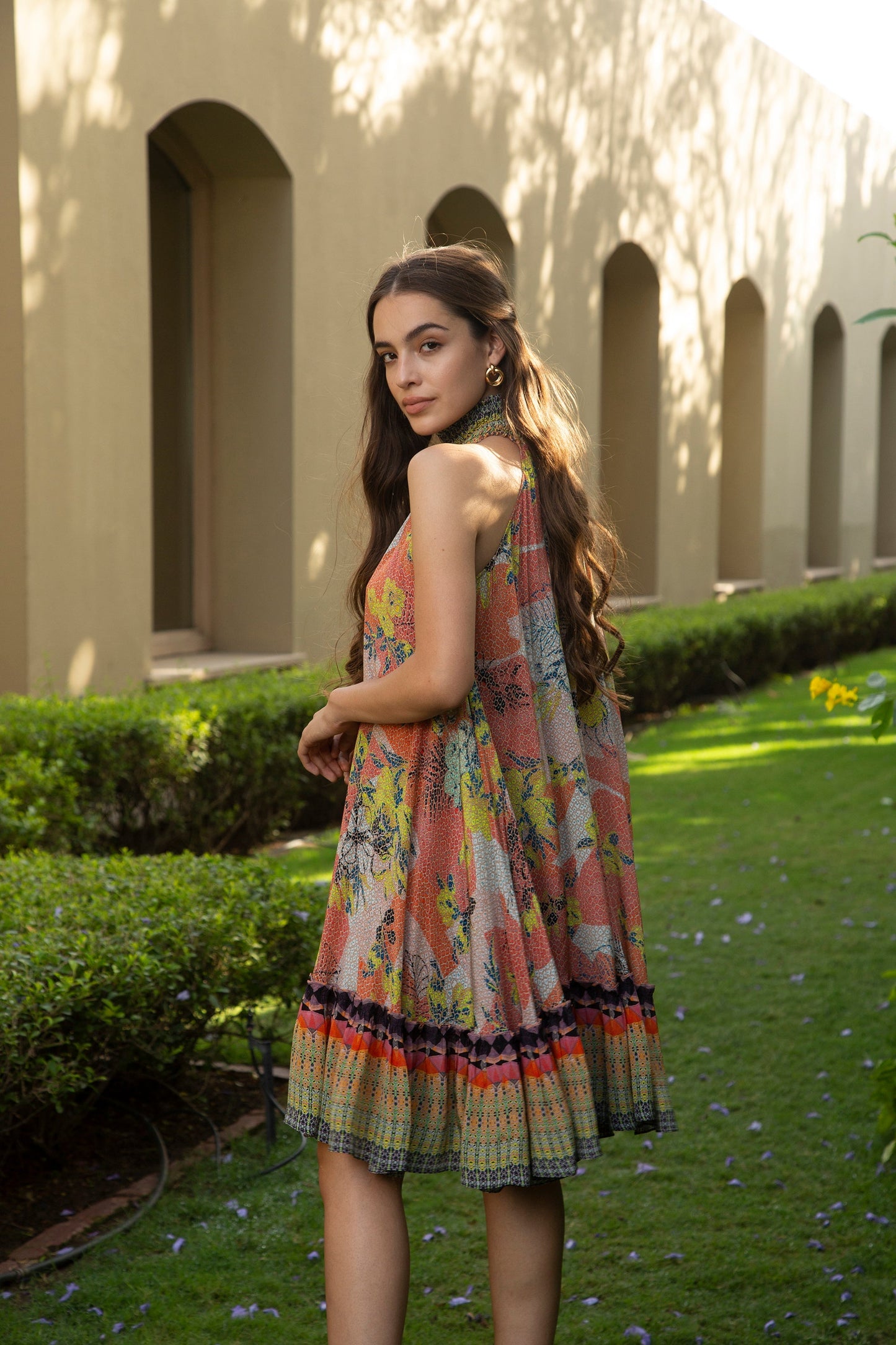 Sundown Neckholder-Kleid