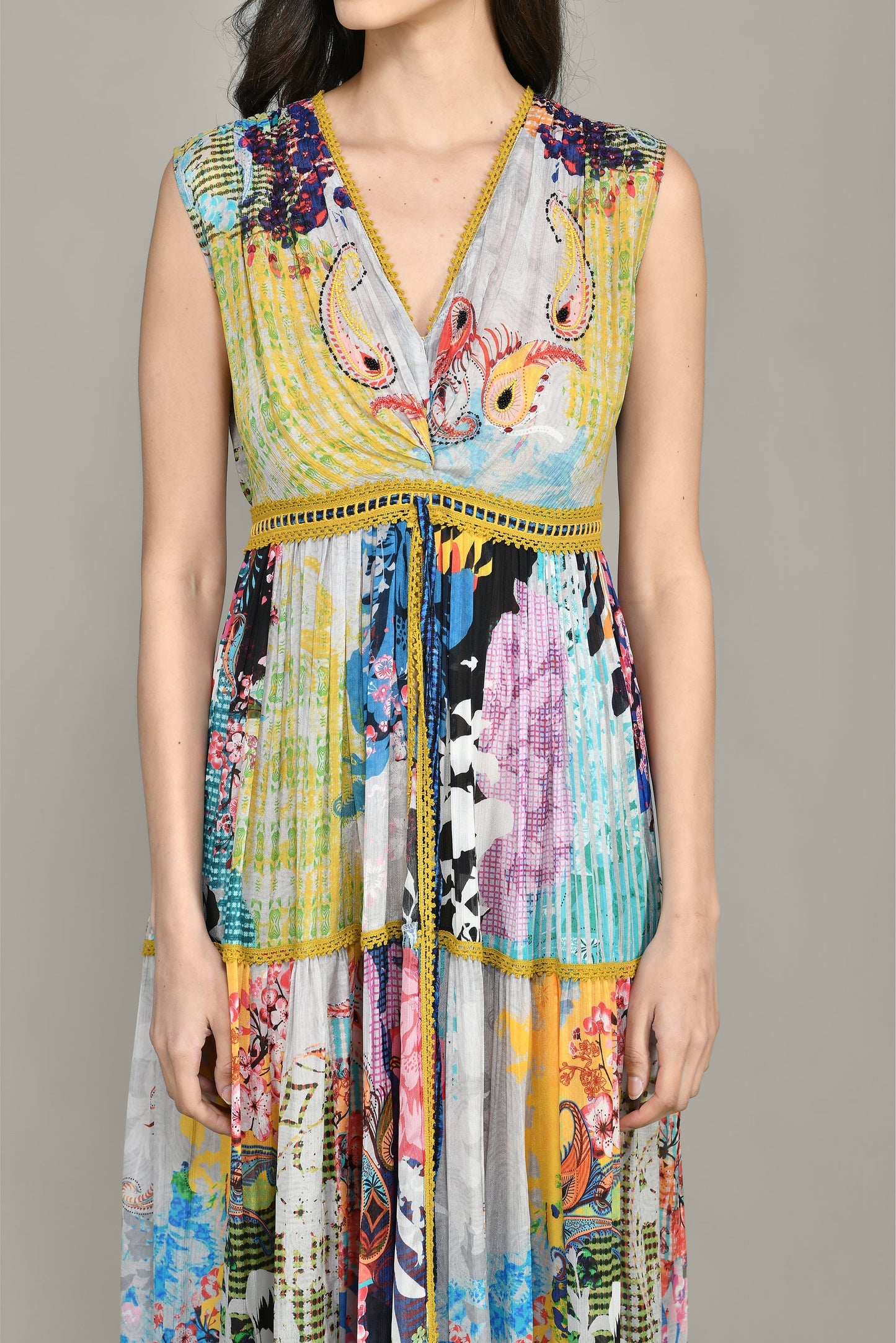 EUPHORIA TIERED MAXI DRESS