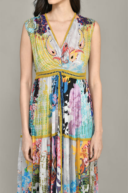 EUPHORIA TIERED MAXI DRESS