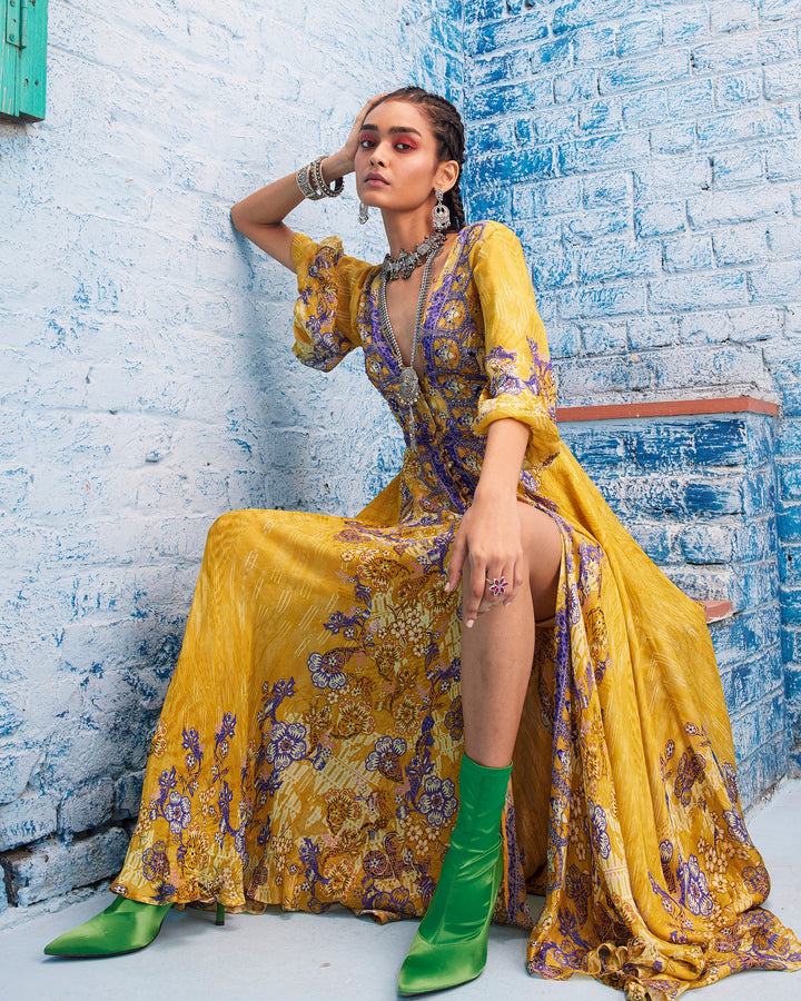 AURUM ELEGANCE MAXI DRESS