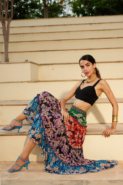VIVID VOYAGE MAXI SKIRT