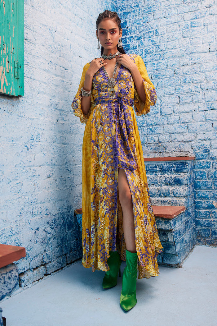 Aurum Elegance maxi dress